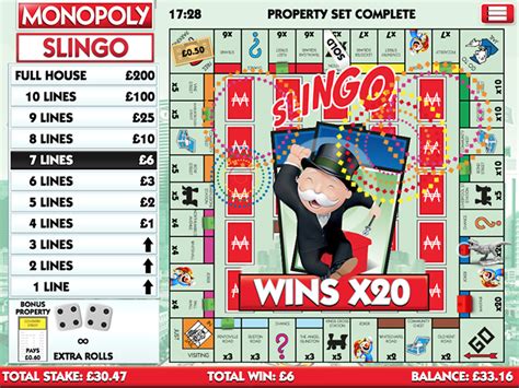 Slingo Monopoly Parimatch